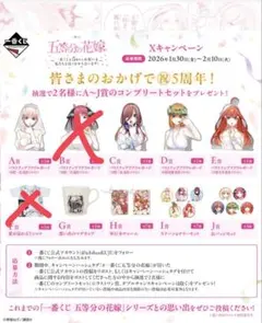 五等分の花嫁 1番くじ　三玖セット