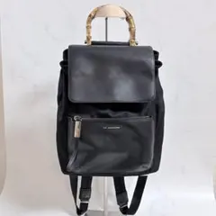 LA BAGAGERIE ラバガジェリー レザー ナイロン リュック A4 黒のサムネイル