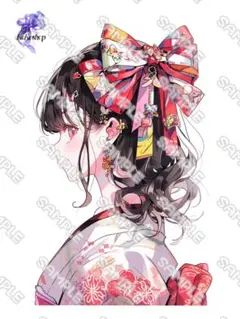 kokoshop オリジナル　人物ステッカーNo.321