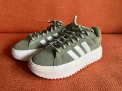 新品 adidas アディダス GRAND COURT 23.5㎝ オリーブ