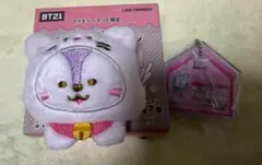 BT21 MANG ファミマ BTS ぬいぐるみバッジ パッケージチャーム