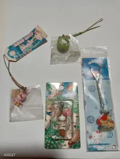 ハローキティ ストラップ4個セット