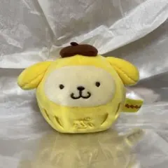 ポムポムプリン　ダルマ　ぬいぐるみマスコット　おてのりマスコット　サンリオ