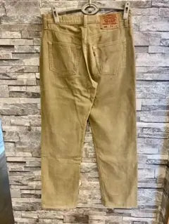 リーバイス　508 コーデュロイパンツ　ストレートW30 L34カーキブラウン