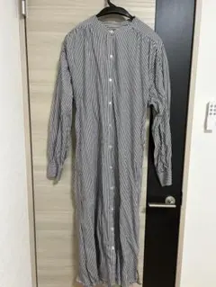 Kastane ストライプ柄 ロングシャツワンピース