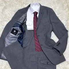 【現行タグ✨】Perfect Suit FActory スーツ上下　グレー　Y6