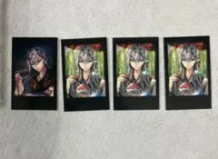 あくねこ 夏の思い出 チェキ風カード シロ