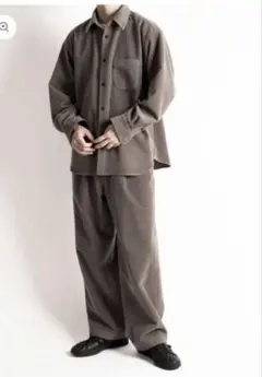 Cornier Super130's WOOL CORDUROY PANTS S