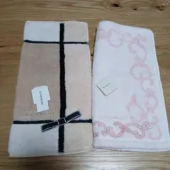 2枚セット　新品 GIVENCHY ジバンシー タオルハンカチ ハンドタオル