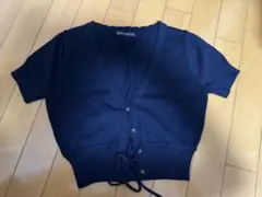 Brandy Melville ネイビー ショートカーディガンのサムネイル
