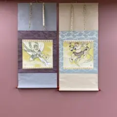 無形文化財(文化庁) 山本凰龍作 双凰天馬菊唐草紋八稜鏡 和鏡 銅製