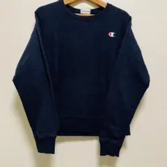 Champion リバースウィーブ ネイビー M 単色タグ
