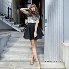 『即日発送』シェリエ　sheller ボーダーワンピース