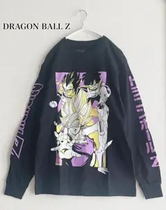 ドラゴンボールZ 袖プリント ロンT 悟空 ベジータ フリーザビッグプリント