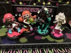 人気amiibo 4点ガール　ネオンピンク　ヒメ　イイダ（スプラトゥーン） 人気amiibo 4点ガール ネオンピンク ヒメ イイダ（スプラトゥーン