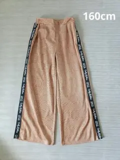 160cm Lサイズ　パンツ　ストレッチ素材　サラサラ　ジャージ　サイドライン