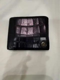 超希少！！ほつれなし✨️ALZUNIセンザンコウ製折りたたみ革財布 超希少！！ほつれなし✨️ALZUNIセンザンコウ製折りたたみ革財布