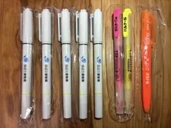 製薬会社ボールペン&蛍光ペン 8本セット