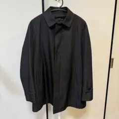 美品ORIHICA ステンカラーコート ライナー付 ブラック BBLLサイズ