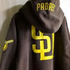 【値下】MLB　パドレス　ビッグロゴ　ダルビッシュ有　パーカー　裏起毛