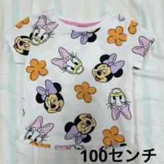 ミッキー ミニー プリント Tシャツ サイズ4(100センチ)