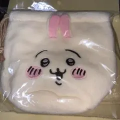 ちいかわ　うさぎ　フェイス巾着