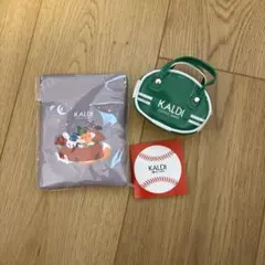 KALDI クリスマスぱっちんポーチ ミニバッグ セット