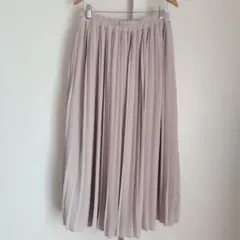 アースミュージック＆エコロジー プリーツスカート ロングスカート