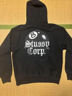 Stussy 8ボール パーカー ブラック