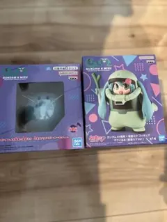 ガンダム45周年 × 初音ミク フィギュア ザクぐるみ ハロスピーカーミクver