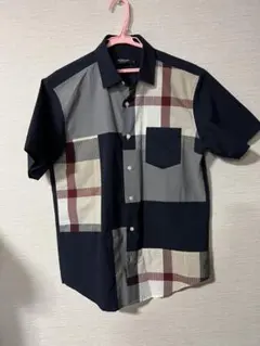 超美品BLACK LABEL CRESTBRIDGE 半袖シャツ チェック柄 Mのサムネイル