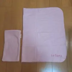 La sanaノベルティブランケットケース付ピンク 90cm×58cm