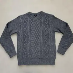 ケーブルニット メンズ