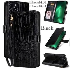 iPhone14 6.1 iPhone 13 6.1 手帳型ケース　レザー 革