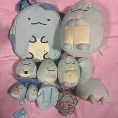 すみっコぐらし とかげ マスコット ぬいぐるみ バッグ ポーチ まとめ売り