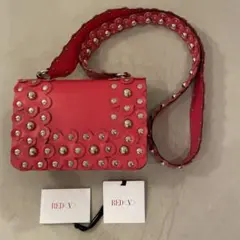 RED Valentino フラワーモチーフ ショルダーバッグ