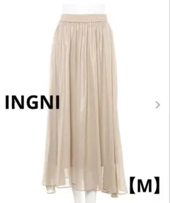 【新品】INGNI♡イング ハクプリントギャザー／スカート Mサイズのサムネイル