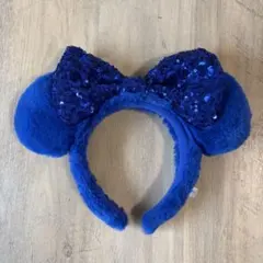 青いミッキー耳カチューシャ