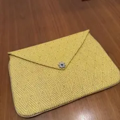 【美品】ユナイテッドアローズ　バッグ　クラッチ　イエロー