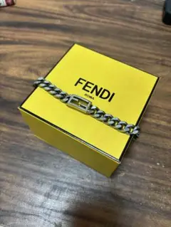FENDI シルバー チェーンブレスレット