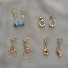 ピアス ノンホール　4点セット