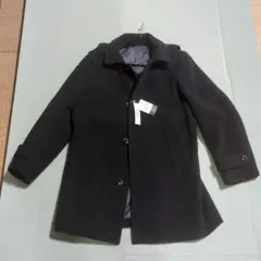 AOKI　CAFE SOHO ハーフコート 黒　 フード付き　新品未使用