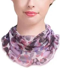 新品 シルク100% ネックカバー UV対策 首隠し 冷房対策