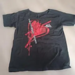 Acid Black Cherry LツアーTシャツ 首元ダメージ加工