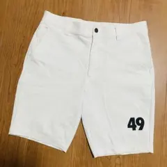 TFW49 スリムフィットのホワイトパンツホワイト ゴルフパンツ - メルカリ