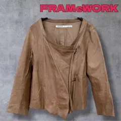 ＄ FRAMeWORK フレームワーク レザージャケット シープスキン 羊革のサムネイル