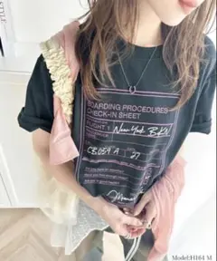 クラシカルエルフJava 前後2wayフライトチェックインロゴ刺繍半袖Tシャツのサムネイル