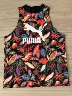 PUMA ボタニカル柄 ノースリーブ トップス S新品タグ付！のサムネイル