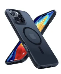 TORRAS iPhone 用 ケース米軍耐衝擊 6.9 インチ ブラック