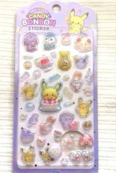 【韓国限定】ポケモン ドロップシール 紫【新品、未使用】